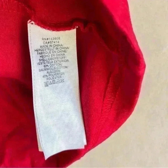 True Religion Red Juniors Sz XL (18-20) Short Sleeve T-Shirt MCM Retro Stretch - Picture 4 of 9